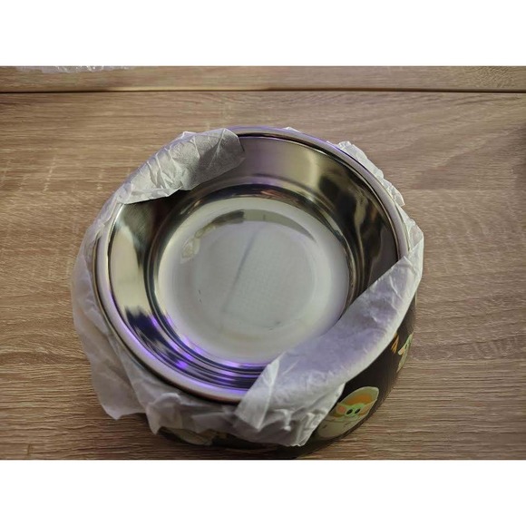 Star Wars The Child Mandalorian Melamine Stand Stainless Steel Pet Bowl 0.75 Cup - Picture 3 of 3